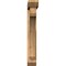 Ekena Millwork Legacy Slat Smooth Bracket w/ Offset Brace, Western Red Cedar, 5 1/2"W x 30"D x 38"H BKT0604X30X38LEC06SWR - alternate 3